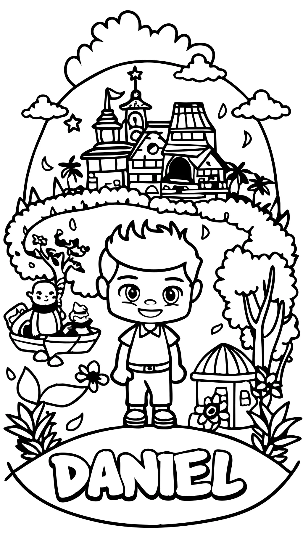 coloriages de Daniel